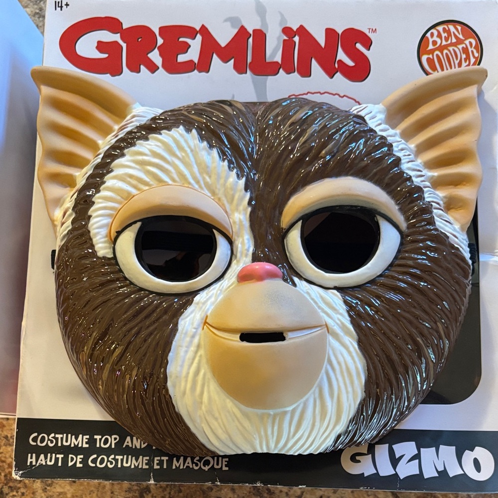 Gremlins Gizmo Costume Mask and Top